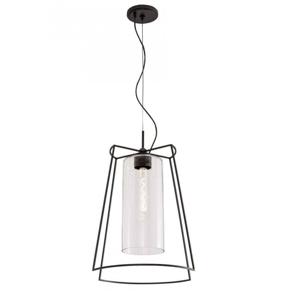 Cere 14.25'' Wide 1-Light Pendant - Matte Black