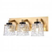 ELK Home 18612/3 - Candace 15.75'' Wide 3-Light Vanity Light - Satin Brass with Matte Black