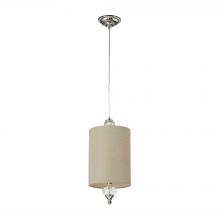 ELK Home 31302/1 - Dalton 1-Light Mini Pendant in Polished Nickel with White Glass