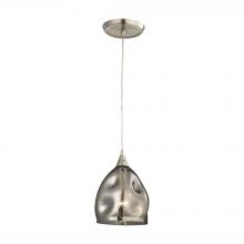 ELK Home 31596/1 - Niche 1 Light Pendant In Satin Nickel And Black