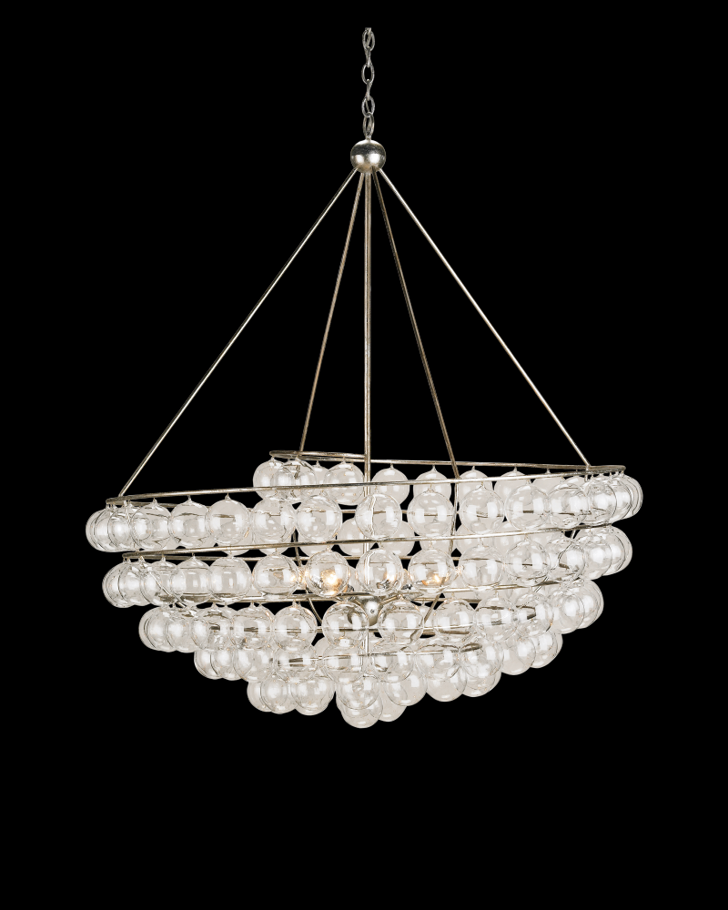 Stratosphere Silver Chandelier