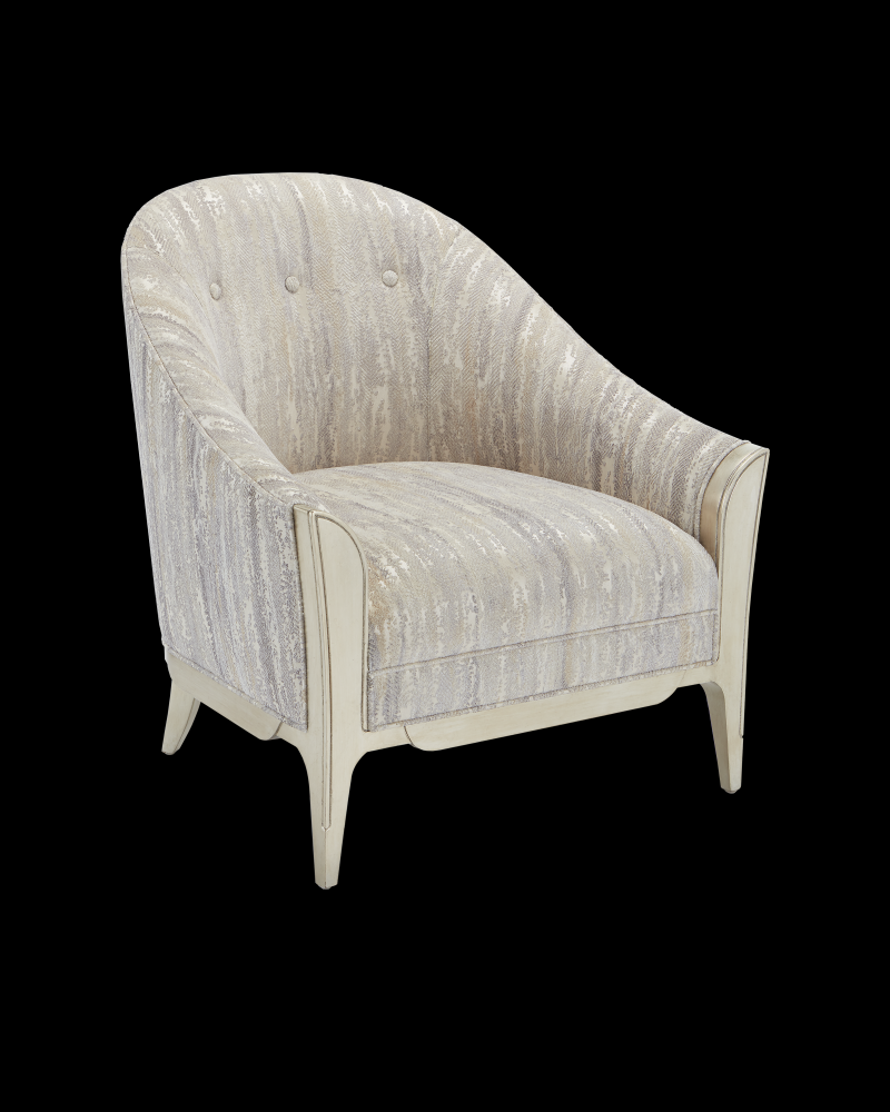 Emmitt Silver Armchair, Uttermost Natural