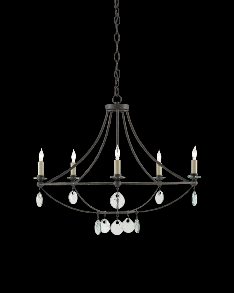 Novella Small Black Chandelier