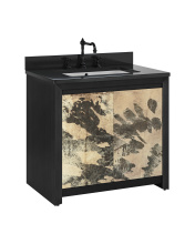 Currey 3800-0014 - Karlson 36" Vanity with Rectangular Undermount Sink
