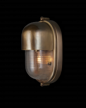 Currey 5500-0049 - Maritime Brass Outdoor Wall Sconce